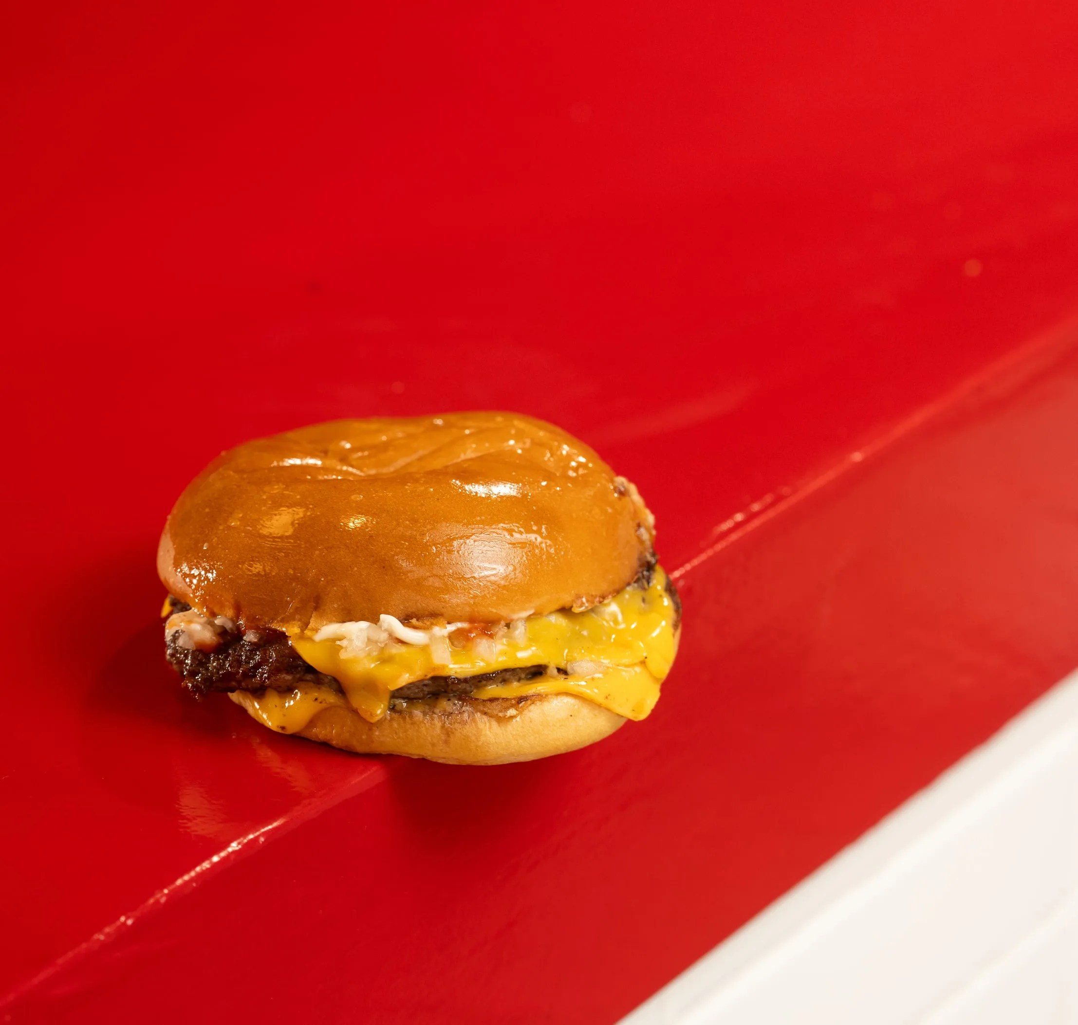 Hamburguesa con queso simple
